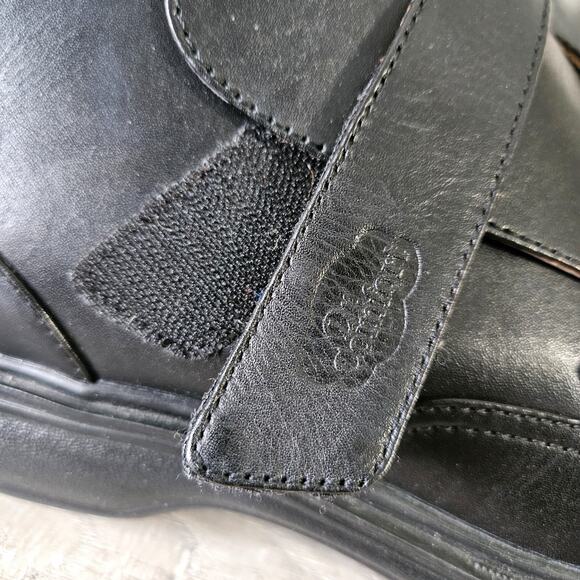 Dr Comfort Joseph Black Leather High Top Hook Loop Dress Boot Shoe Mens Size 9.5 main image 10
